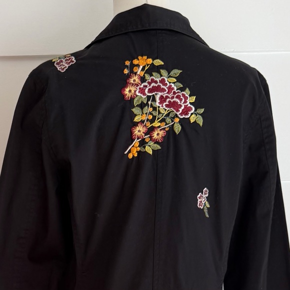 Johnny Was Embroidered Cotton Coat Size S - Picture 6 of 10